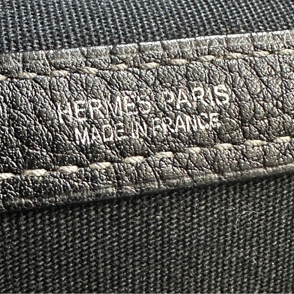 Hermès Garden Party 36 Black Toile and Negonda Palladium Hardware - Picture 9 of 10